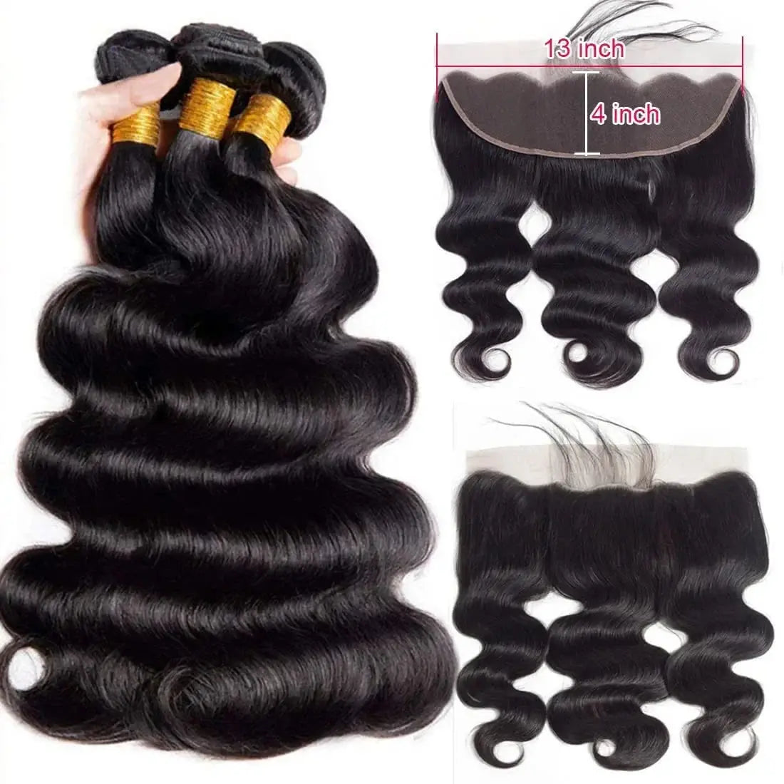 Body Wave HD Lace Frontal - 13" x4"