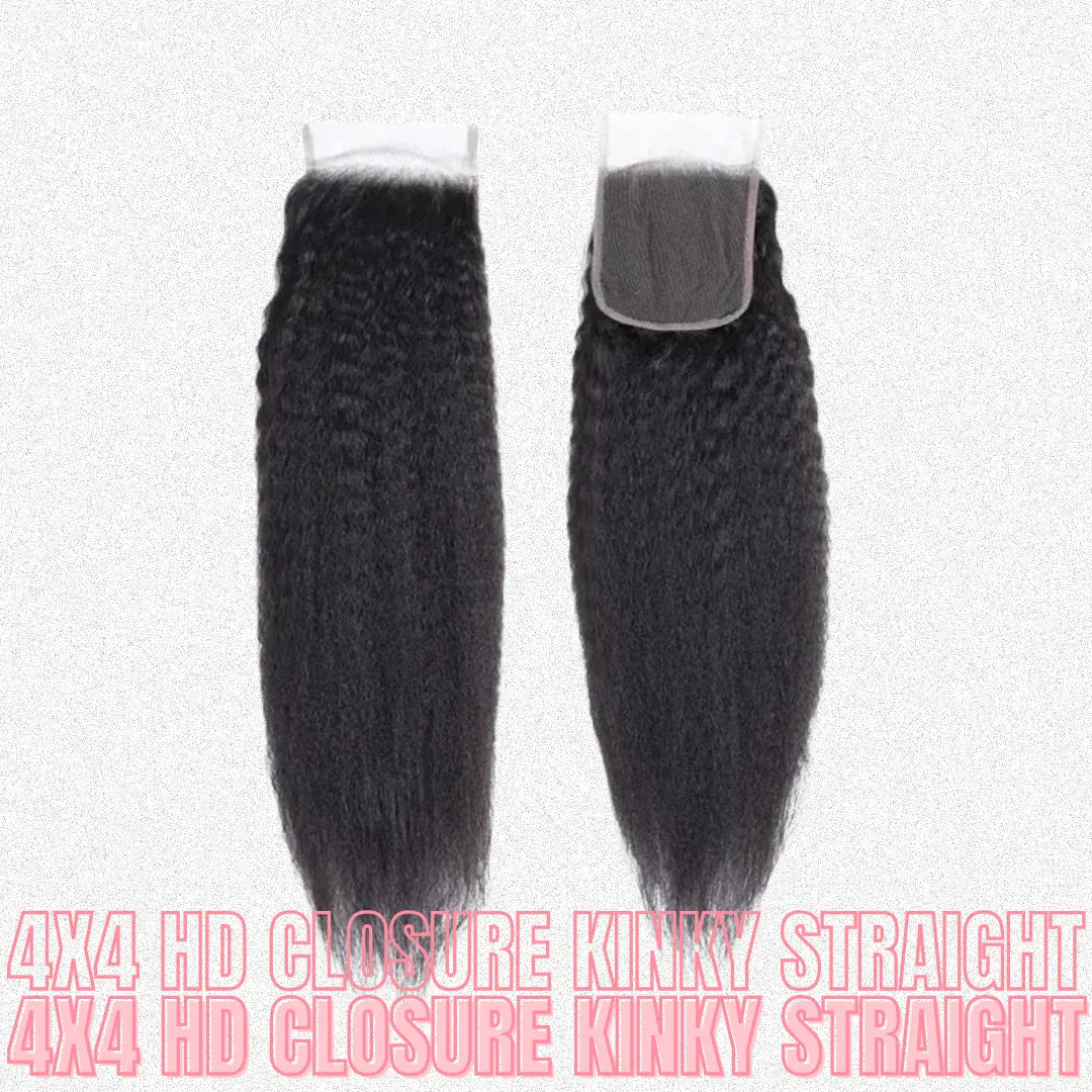 Brazilian Kinky Straight hair Closure