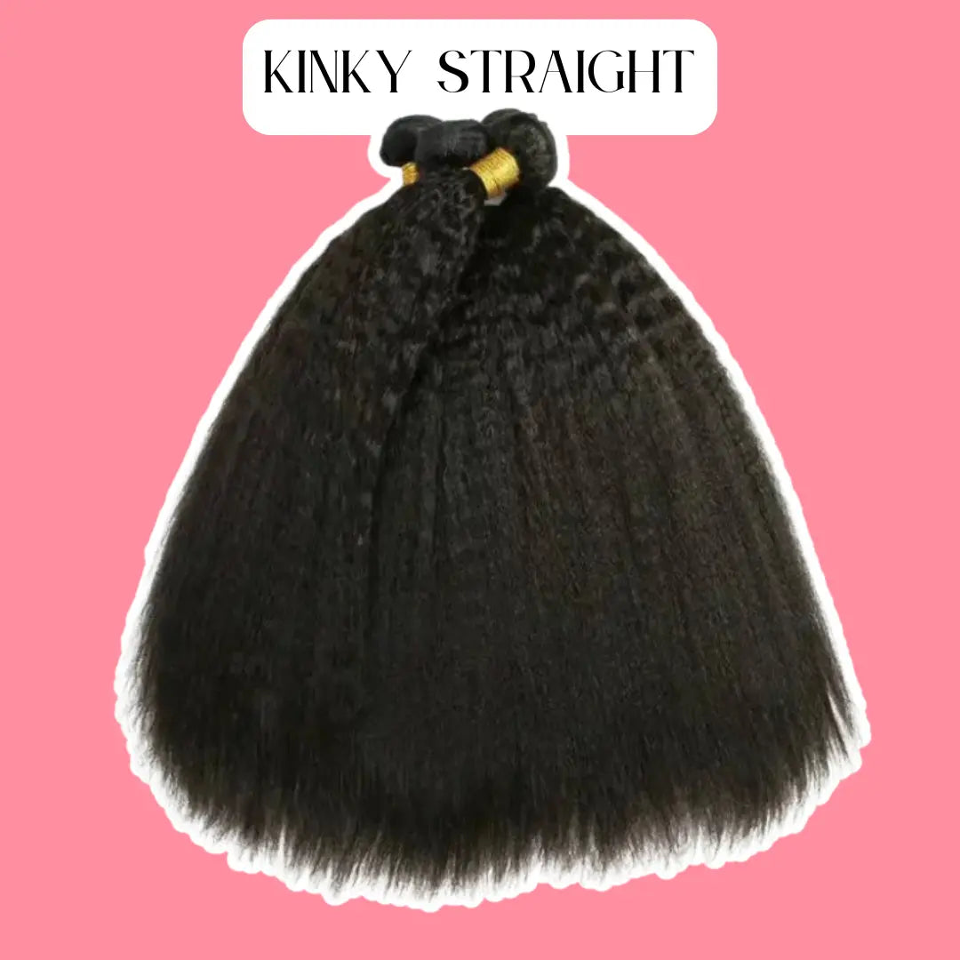 Brazilian Kinky Straight Hair Extensions
