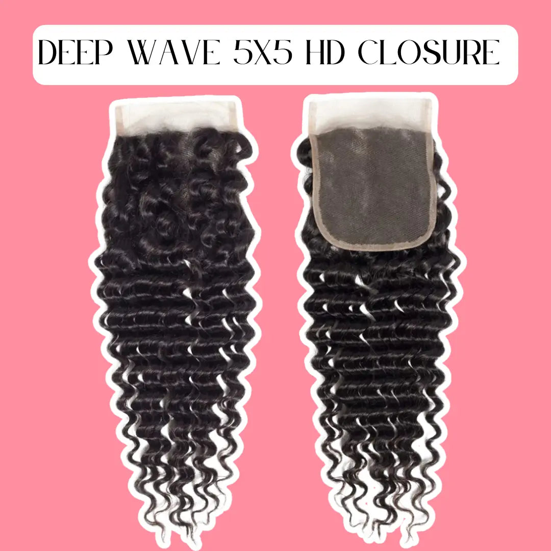 Brazilian Deep Wave 5x5 HD Closure