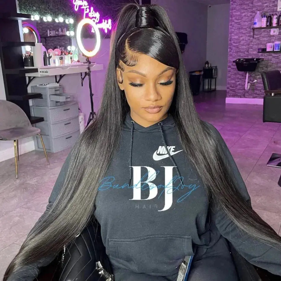 3 Bundles + 1 Free HD Closure Deal 100% Virgin Human Hair Bundles Her Majesty Bundles
