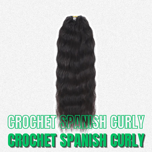 Feather Crochet Hair Spanish Curly