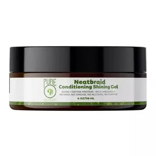 PureO Natural Neatbraid Conditioning Shining Gel 4oz