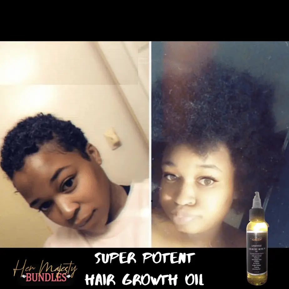 Super potent Hair Growth oil- For Accelerated hair growth - Her Majesty Bundles