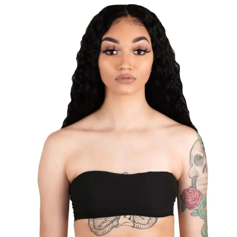 Deep Wave Front Lace Wig - Her Majesty Bundles