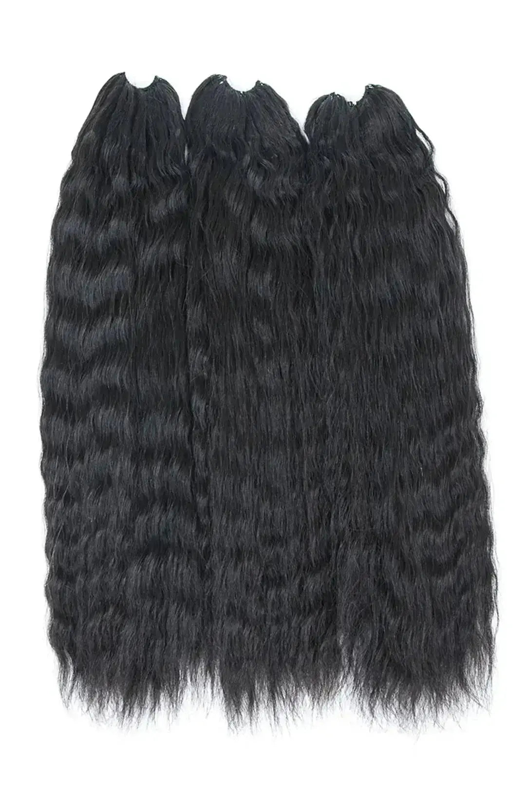 Feather Crochet Hair Extension – Wet and Wavy Her Majesty Bundles