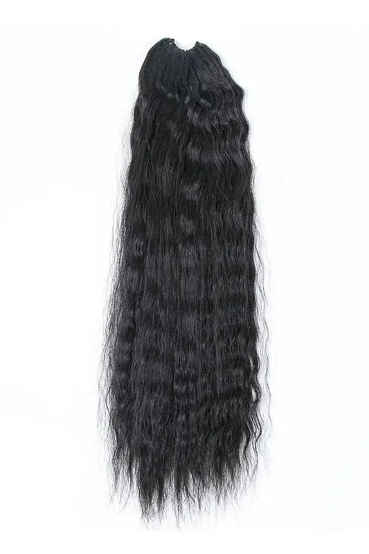 Feather Crochet Hair Extension – Wet and Wavy Her Majesty Bundles
