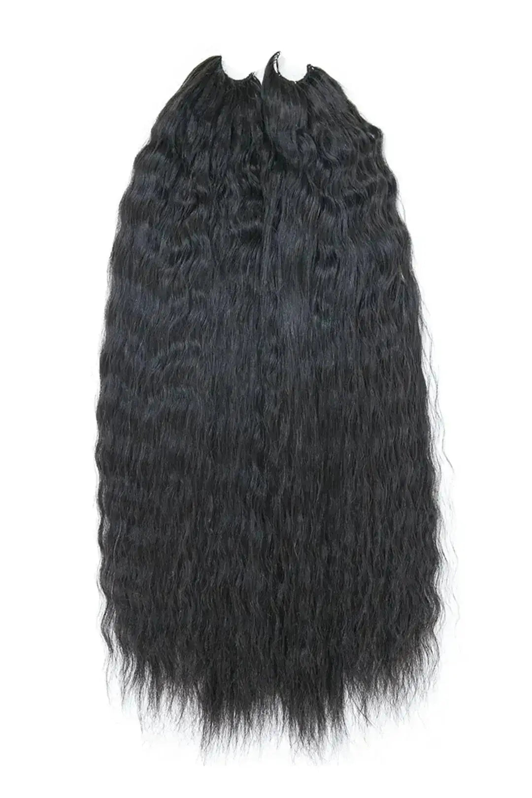 Feather Crochet Hair Extension – Wet and Wavy Her Majesty Bundles