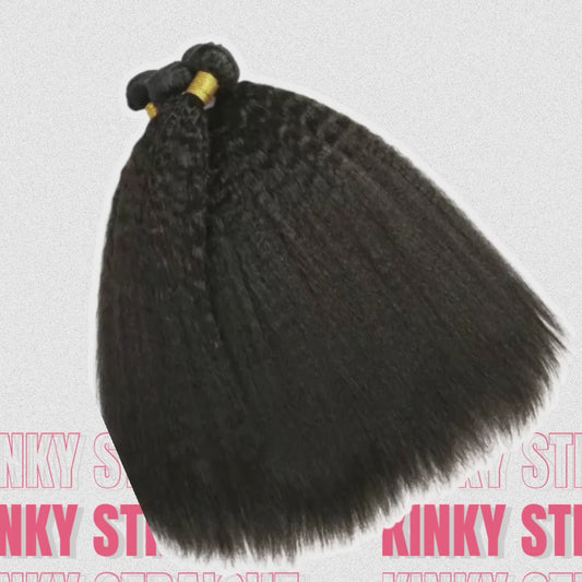 Brazilian Kinky Straight Hair Extensions