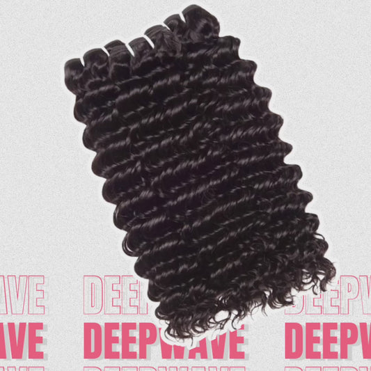 Brazilian Deep Wave Hair extensions- Deep wave hair bundles